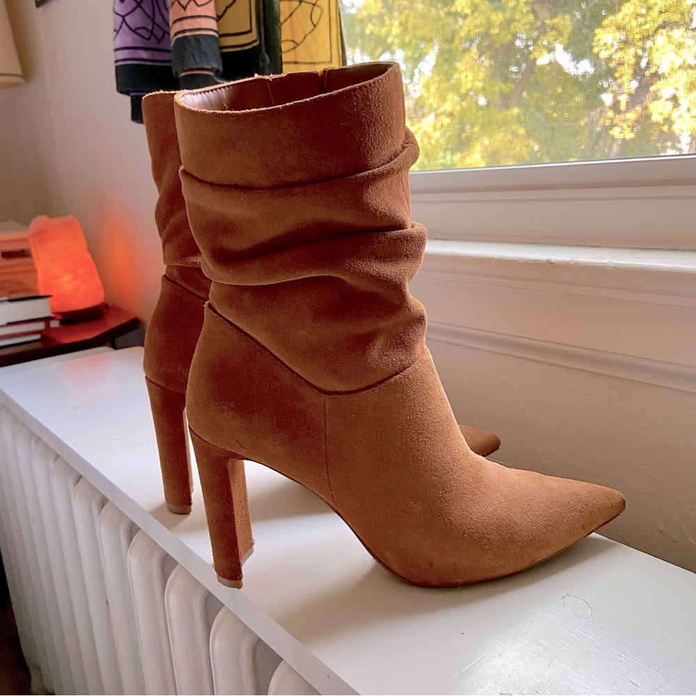 ALDO Suede Slouch Boots - Size 7.5